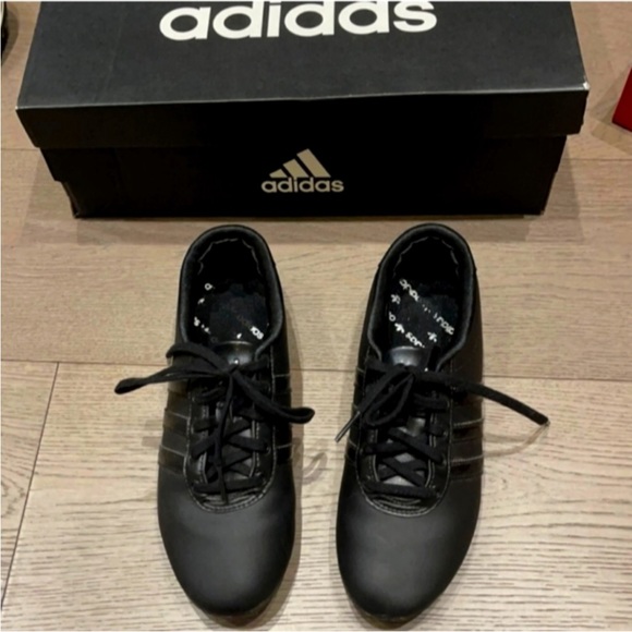 ADIDAS | ORIGINAL | Black Leather | Women's Runner | 6 - Picture 2 of 5